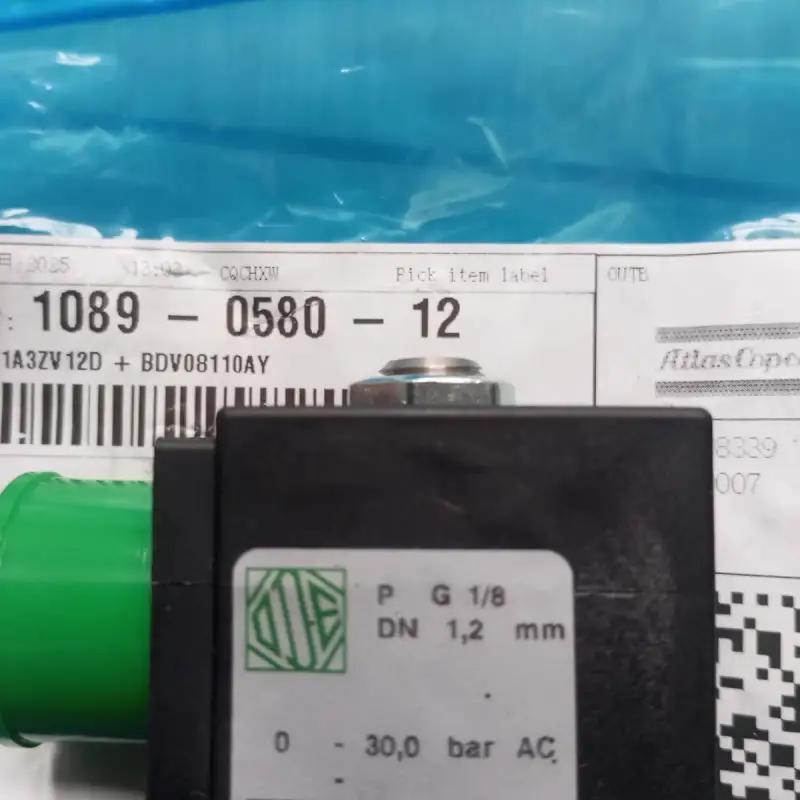 Atlas Copco Valve Solenoid 1089058012